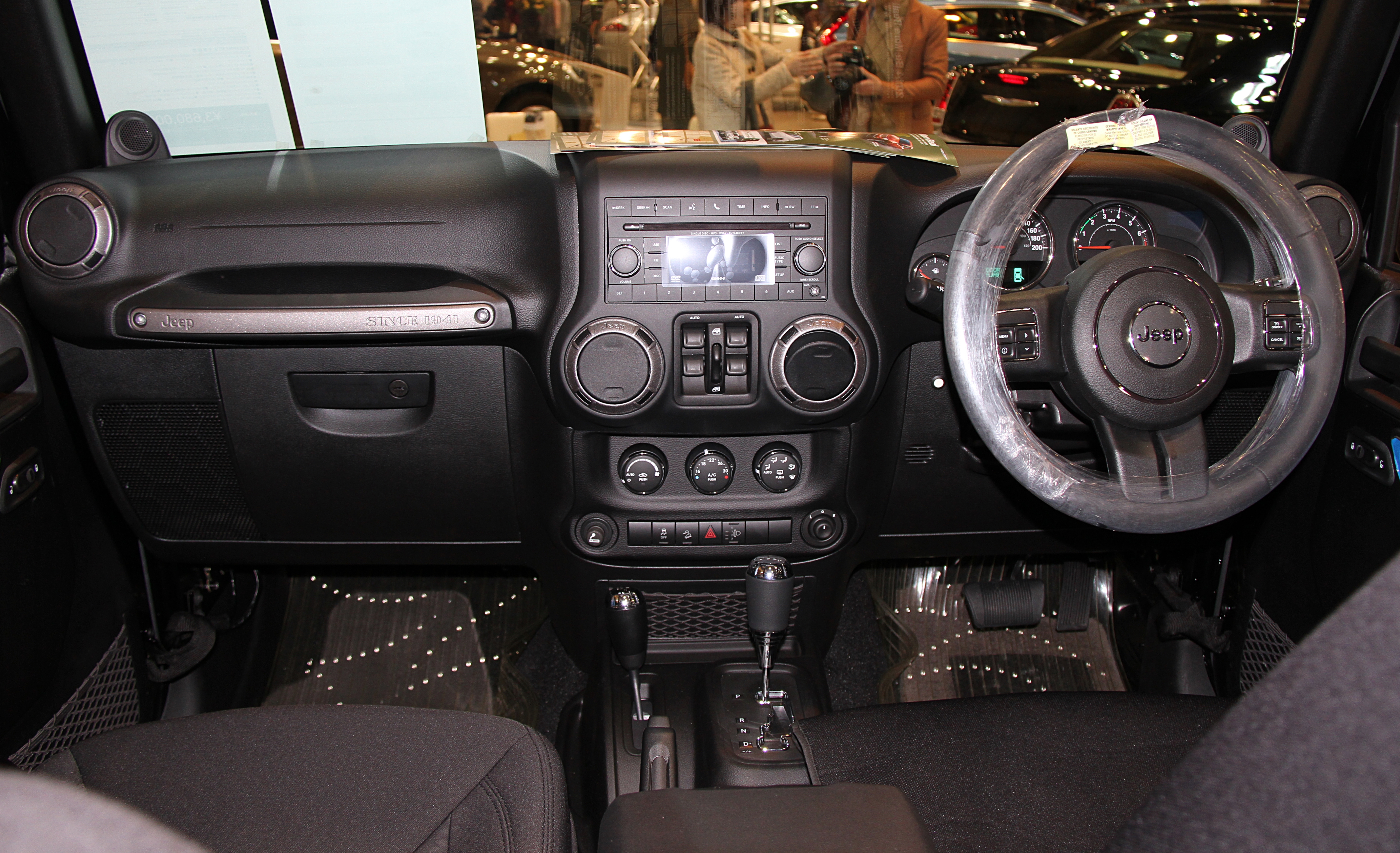 Jeep Wrangler JK interior seats